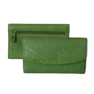 vtg Preston & York Checkbook Wallet w Photo Insert